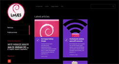 Desktop Screenshot of linux.ues.edu.sv
